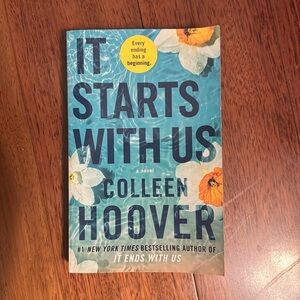 It Starts With Us - Colleen Hoover paperback novel